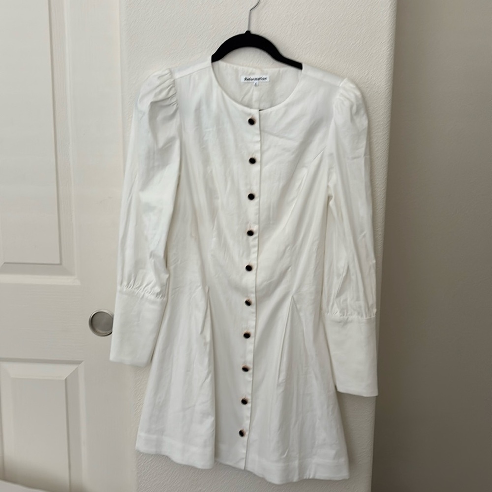 REFORMATION Lovisa White Dress